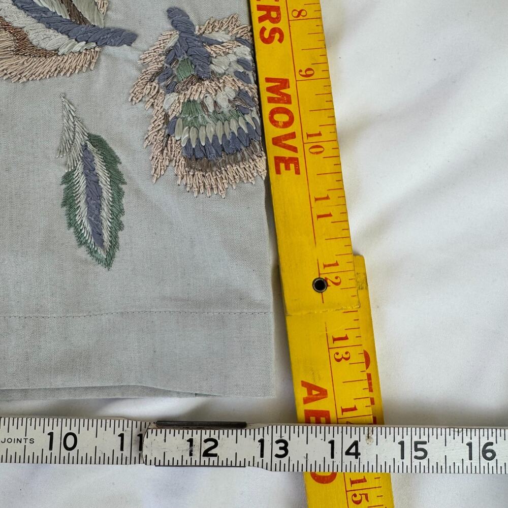 Anthropologie Suno Shorts XS High Rise Embroidered Grey Boho Cottage Summer - Picture 7 of 13